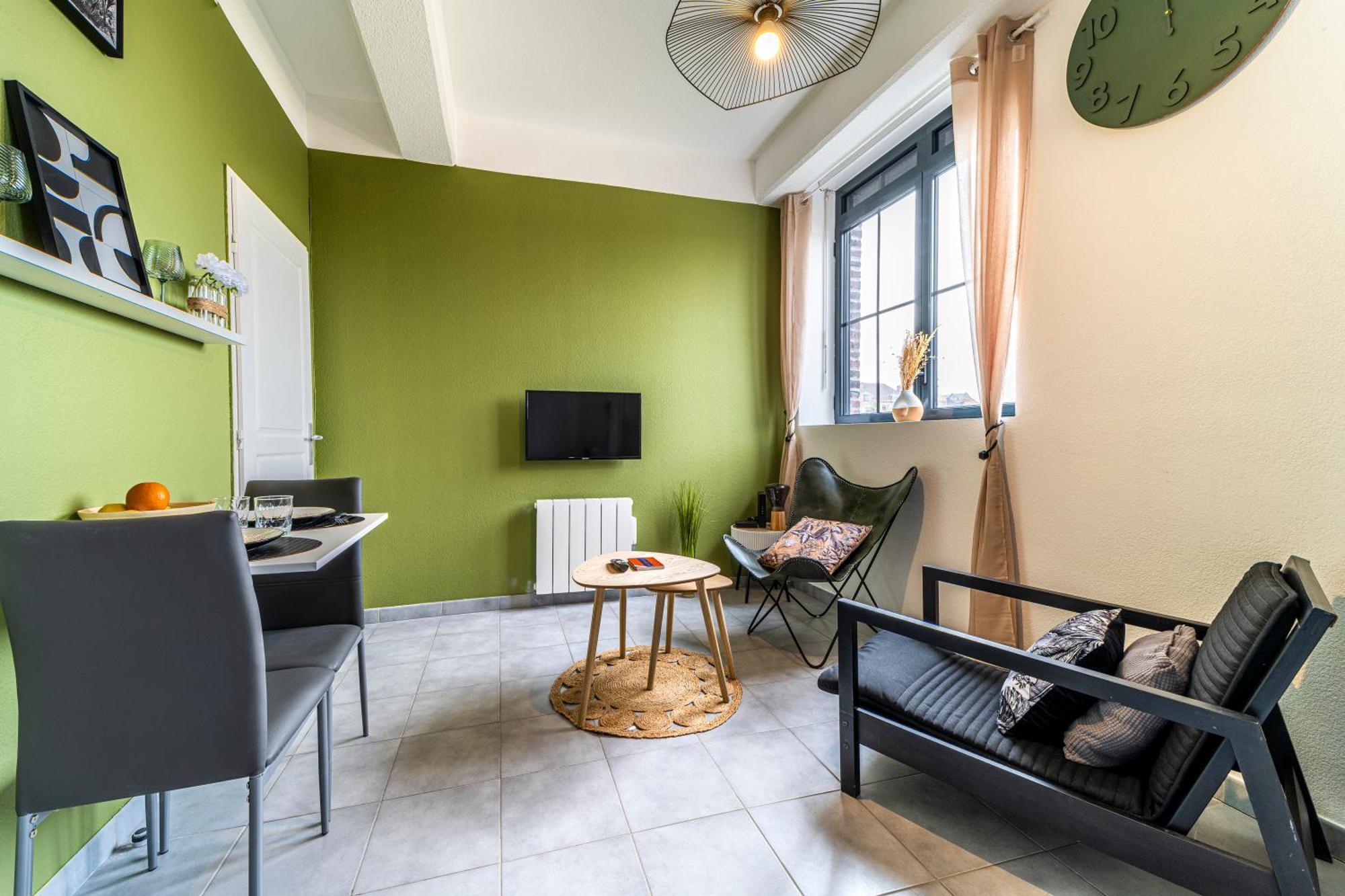 Stay Cosy Lille I Tourcoing - Appartement - Hypercentre - Parking Securise - Wifi - Netflix - Cuisine Bagian luar foto